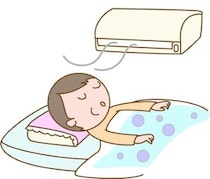 だるい、喉痛い…症状も　「エアコン」で部屋を適度に冷やすには？　就寝中どう使う？