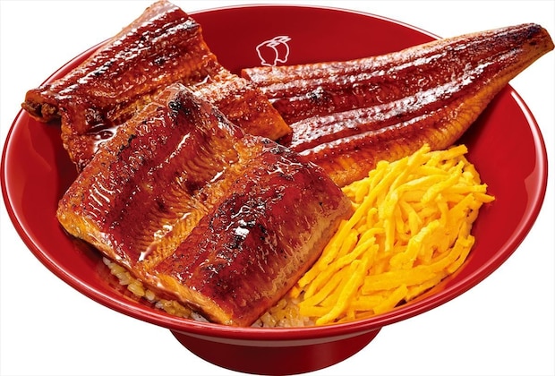 【なか卯】ウナギ丸ごと1本使用「うなぎ豪快盛」発売 大盛りご飯&かば焼き3枚