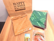 【実物】「フレッシュネスバーガー」紙袋風クーラーバッグ、ハンバーガー型保冷剤　「HAPPY SUMMER BAG」をチェック