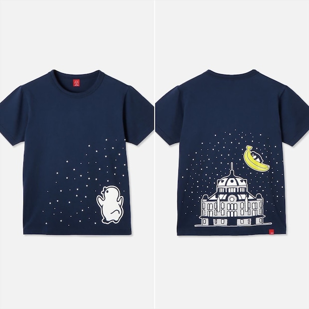 “光る”Suicaペンギン、新作Tシャツ2種　われないグラス＆ループ付きタオル発売