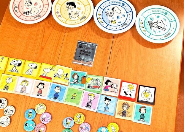 【今日から】スヌーピー、チャーリー・ブラウンの寿司皿もらえる　くら寿司×「PEANUTS」第3弾