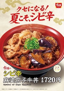 【写真】“おんたま”ドーン！　ボリューミーでおいしそうな「おんたまシビ辛麻婆茄子牛丼」も！