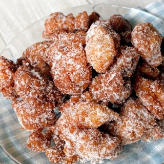 卵・牛乳なしでOK！ザックザクひとくちドーナツ