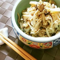 たっぷり食べられる！味わい深い「きのこのおつまみ」