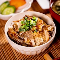 旨み爆発！3種のきのこの炊き込みご飯