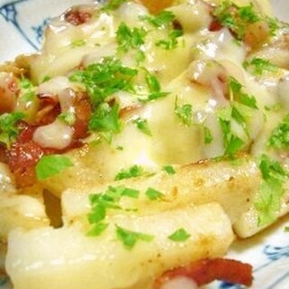 ホクホクとろ〜り！「長いものチーズ焼き」がワインのおともに◎