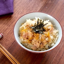 「なめたけ」と「ツナ缶」活用で味付け不要！旨すぎ「炊き込みごはん」
