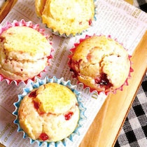 超簡単！材料4つでできる「ジャムマフィン」がしっとり美味