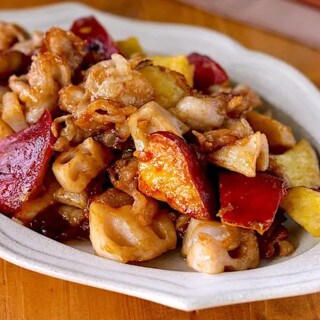 甘酸っぱさが食欲そそる！デリのお惣菜の味「豚肉と根菜の甘酢炒め」