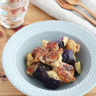 定番料理に加えたい!「鶏となすのハニーマスタードソテー」