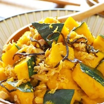 旨味の最強トリオ！かぼちゃとツナの塩昆布あえ