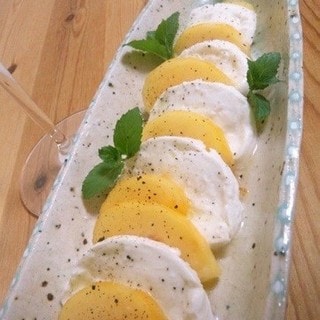 【やみつきになる人続出】桃の次はこれ!「モッツァレラと柿」の絶品おつまみ