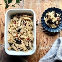 レンチンで完成！「きのこ山盛り常備菜」味バリエ