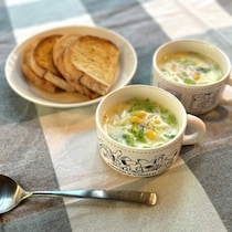 【つくれぽ1600件超】忙しい朝に「白菜のミルクスープ」