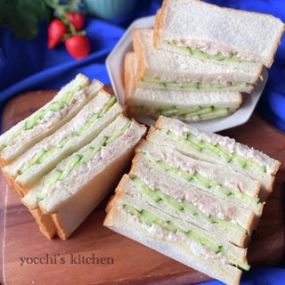 ツナ缶1つで5人前に!家族全員お腹いっぱい「ツナサンド」の作り方