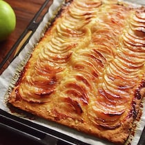 【1個でできる】型＆バターいらず「タルト風りんごケーキ」がザクザクおいしい