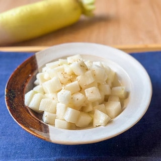 大根半分ペロリ!一口サイズで食べやすい「ポリポリ大根」