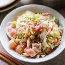 うまさの限界に挑戦！ボリューム満点「春雨サラダ」