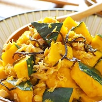 レンジで！箸が止まらないほど旨い「かぼちゃ×塩昆布」おかず