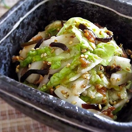 【材料1つ】味別で飽きない！混ぜるだけ「やみつき白菜ナムル」5選