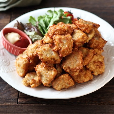 鶏むね1枚で大満足！カリカリ＆もっちり鶏むねポテト