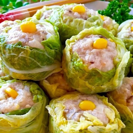 皮不要！白菜の消費にも◎「白菜しゅうまい」が簡単ヘルシー