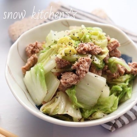 レンジで5分！速攻でなくなる「白菜」の副菜レシピ