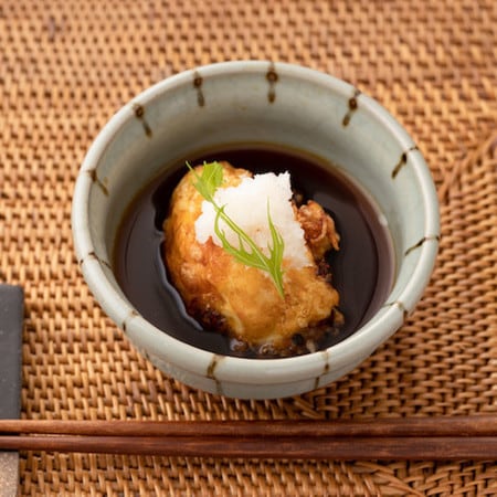 卵1個で豪華な一品を！とろ〜り美味の「揚げ出し卵」