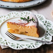 旬のりんごがたっぷり！こっくり甘さが◎のキャラメルりんごチーズケーキ