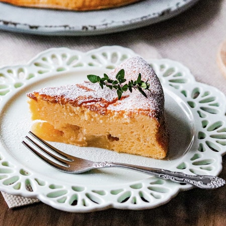 旬のりんごがたっぷり！こっくり甘さが◎のキャラメルりんごチーズケーキ