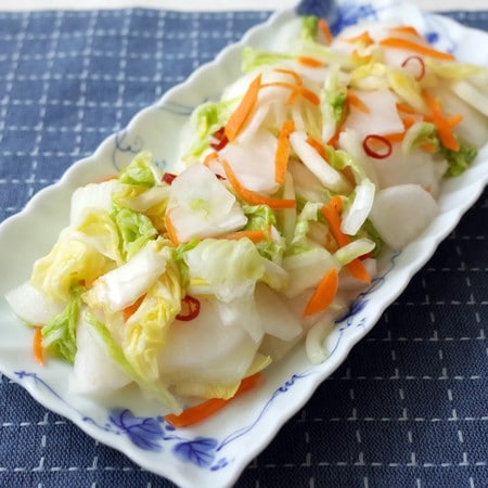 旬のおいしさをいつでも食卓に！大根＆白菜の「作りおき漬けもの」