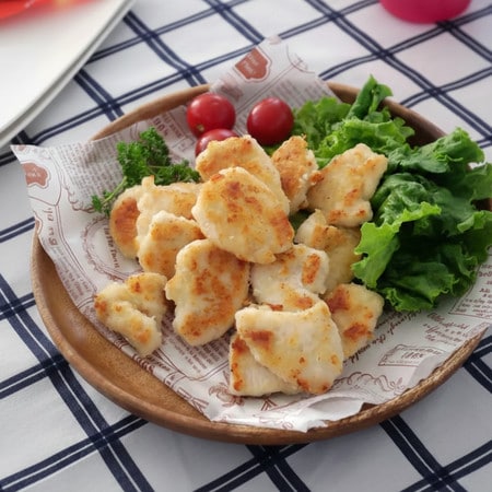鶏胸肉1枚で家族分！揚げない＆こねない「簡単チキンナゲット」