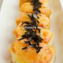 オーブントースターで即席おつまみ◎ハフハフとろ〜り「厚揚げのチーズ焼き」