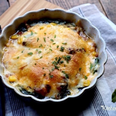 一把ペロッと食べられる！とろ〜りおいしい「ほうれん草のチーズ焼き」