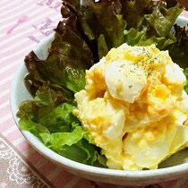 材料これだけ！「卵＋食材1つ」で作る濃厚サラダ