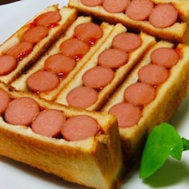 断面がポイント！味も見た目も大満足の「ソーセージサンド」を作ろう