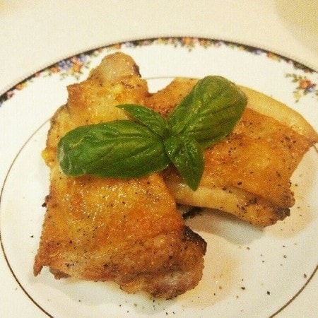 フライパン不要!皮パリパリ「グリルチキン」が簡単にできた!