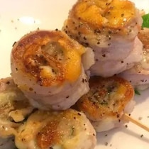 【火の通りが早い】豚バラ肉で作る「豚串」でおうち飲みを盛り上げよう！