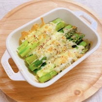 茹でるより断然美味！シャキッ旨い「ほったらかし焼きアスパラ」
