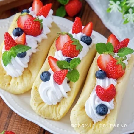 家ですぐできる「いちごオムレット」はいかが？