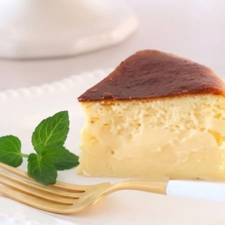 とろける食感！材料3つで作れる「半熟チーズケーキ」