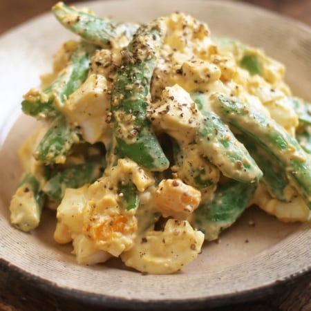 【殿堂入り】クックパッドで人気！リピーター続出のスナップエンドウサラダ