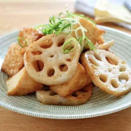 【クックパッドで人気】厚揚げとれんこんで食べ応え抜群！「ご飯が進む！厚揚げと蓮根の照り焼き」を作ってみた！