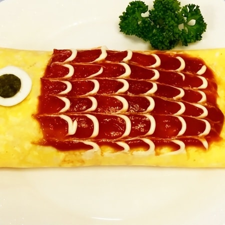 家にある食材でOK！「こいのぼりオムライス」でこどもの日を祝おう