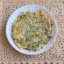 大葉が余ったらこれ作って！600人が絶賛の「大葉とチーズのカリカリチヂミ」を作ってみた