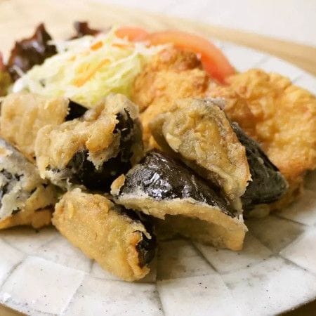 無限にいけちゃう…！材料1つの「なすの竜田揚げ」に大満足