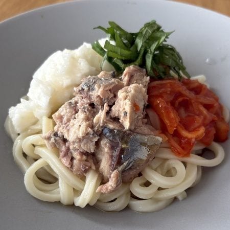 「旨すぎて楽！」山本ゆりさんの【サバ缶キムチうどん】を作ってみた