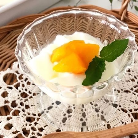 杏仁霜がなくても大丈夫◎レンジで簡単ひんやりとろける杏仁豆腐