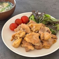 【包丁いらず】あっという間に2品完成！「ガリバタチキン」と「中華スープ」の献立