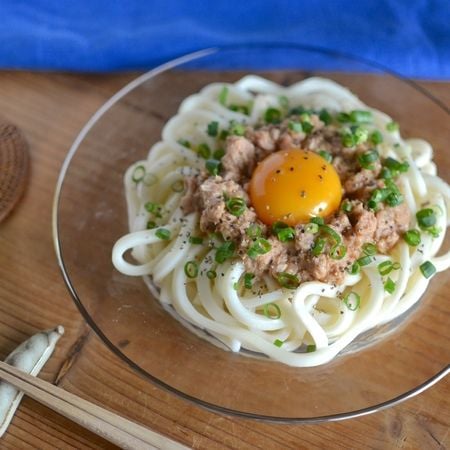 【もう包丁は使わない】夏ランチ楽する「ツナ缶×冷やしうどん」